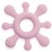 Mostara Star Shape Rudder Baby Teether Ring | Non-Toxic BPA Free Silicone | Easy Grip & Teething Pain Relief | Pink - Buy Online on GoSupps.com