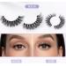 Buy Wispy Faux Mink Eyelashes - Long Length Midnight Color Strip Lashes | International Shipping - Buy Online on GoSupps.com