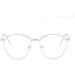 Buy Oval Large Computer Readers | Anti Eye Strain Eyewear | Fashion Reading Glasses | Blue Light Blocking | Silver +0.00 - Buy Online on GoSupps.com