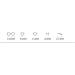 Zhuyiqz Fashion Square Anti Blue Light Glasses | Oversized UV Protection Computer Readers (+300 C2) - Buy Online on GoSupps.com