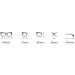 Parwana Robust +250 Reading Glasses for Women Anti-Blue Light Anti-UV Computer Readers in Brown - Buy Online on GoSupps.com