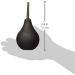 SHIBARI Triton Easy-Squeeze Enema Bulb - Flexible Tip, BPA & Phthalates Free - Silicone Douche for Men & Women - 7.4oz - Black - Buy Online on GoSupps.com