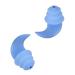 Silicone Ear Plugs for Sleeping Quiet Noise Reduction Earplugs - 2 Pairs Reusable Washable Earplugs for Sleep  Work Swimming  for Noise Cancelling  Sound Blocking Sleeping  Concert (Blue