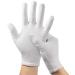 24 pcs White Cotton Gloves Soft Moisturizing Gloves for Eczema and Dry Hands Art Photography Archival Coin Handling and jewellery inspection Breathable Cotton Gloves