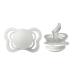BIBS Pacifiers - Couture Collection | BPA-Free Baby Pacifier | Made in Denmark | Set of 2 Cloud Color Premium Soothers | Size 0-6 Months
