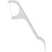 75pcs D-shaped dental floss sticks premium polymer threads easy to use durable and portable