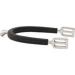 Dover Saddlery Ladies' Rubber Coated Spur 20MM Prince Of Wales Ladies