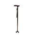 Canes 2 in 3 Crutches - Old Man Crutches Aluminum Cane Elderly Small Square Cane Telescopic Non-Slip Cane Crutch Four/one-Legged Crutches with LED Lights powerfully Prosperous