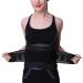Botizr back bandage with adjustable carriers and breathable nylon fabric ideal for occupational safety to relieve the back muscles and to correct posture (size: xxl)