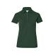 HORZE Tiana Women's Equestrian Short Sleeve Training Polo Shirt with Mesh Mountain View Green US 10 (EU 40)