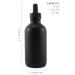 Cornucopia Black Glass Refillable Dropper Bottles - 118 ml Pack of 6 for Essential Oils Cosmetics & Cooking - International Shipping Available - Buy Online on GoSupps.com