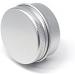Basic Packing: 24 Silver Aluminum Screw Cap Cans - 30ml Round Cosmetic Containers with 35mm Stickers - Buy Online on GoSupps.com