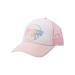Billabong Girls' Classic Shenanigans Adjustable Trucker Hat One Size Pale Pink