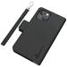 DefenderShield EMF Protection iPhone 15 Case | 5G Anti-Radiation RFID Blocking Magnetic Closure - Black - Buy Online on GoSupps.com