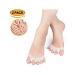 Gel Toe Separators for Bunion Relief and Toe Straightening - Hallux Valgus Corrector - White - Men and Women - Buy Online on GoSupps.com