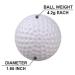 KOFULL Hollow Golf Plastic Practice Balls for Indoor Training - Pack of 50 (White & Multicolor) - Buy Online on GoSupps.com