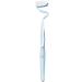 Hikaka scientific vertical toothbrush in S-shaped for adults interdental brush with soft tongue coating for cleaning and massaging the gums extra clean toothbrush (blue)
