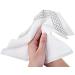 LEKOCH Premium Disposable Napkins - 100 PCs White with Gray Design Air Laid Fabric Napkins for Weddings 43x30 cm - Buy Online on GoSupps.com