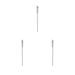 3 set Concealer Makeup Brush Dark Circles Concealer Brush for Setting with Powder White 3 set (White)