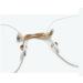 Buy Polygon Rimless Blue Light Blocking Reading Glasses +1.50 Silver - Oversized Anti-Glare Computer Readers - Buy Online on GoSupps.com
