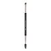 Profusion Cosmetics Professional Dual-Ended Spoolie Angled Eye Brow Brush for Precision Application and Blending of Eye Brow Powders Waxes and Gels Black