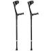 Forearm Crutches Adjustable Forearm Crutches - Lightweight Cuff Crutch - Adjustable Comfortable Wrist Handle Standard and Tall Adults Lightweight Aluminum graywalking Prosperous