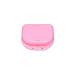Dnom dose braces box retainer case orthodontic dental retainer box prosthesis storage container with breathable holes
