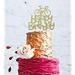 LissieLou Bicycle Style Happy Birthday Cake Topper Decoration in Gold Made in the UK - Buy Online on GoSupps.com