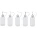 Arestech 5pcs 30ml Needle Tip Glue Bottle Applicator DIY Quilling Tool Precision Bottle Needle Bottle Squeeze Bottle