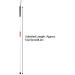 Walking Stick Walking Stick Portable Folding Blind Walking Stick Aluminum Alloy Reflective Blind Elderly Guide Cane Multi-Purpose Crutch - Buy Online on GoSupps.com