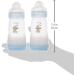 MAM Easy Start Anti-Colic Bottle 9oz (2 count) MAM Baby Bottle with Medium Flow Nipple Breastfed Baby Feeding Essentials Boy ( Packaging May Vary ) boy Anti-Colic Bottle(2 count) - Buy Online on GoSupps.com