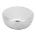 Men's Beard Shaving Bowl Stainless Steel Soap Foam Cup Men's Care Shaving Foam Soap Dish with Lid Dust(Bowl)