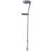 PSMPENG LRVTREC Forearm Crutches Adjustable Healthcare Forearm Crutches Adjustable Single Walking Stick with Non Slip Tip & Durable Thicken 1. 2mm Metal Frame Adults Crutch Gray Lightweight Arm