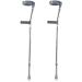 ATHUAHLR Forearm Crutches Adjustable Closed Cuff Walking Stick Forearm Telescopic Crutches Height Adjustable Walking Stick with Rubber Tip Balanced Mobility Aid for Men and Women 1 Pair Lightweight Grey