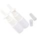 2pcs Empty Refillable White Plastic Nasal Spray Bottles - Medical Grade Pump Sprayer Vial for Saline Water Wash - Deft Design - Buy Online on GoSupps.com
