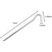 12Pcs 7 Aluminium Tent Stakes for Beach Camping - Silver 12Pack - Buy Online on GoSupps.com