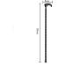 Walking Stick Cane Elderly Crutches Solid Wood Walking Stick Anti-Skid Walker Fine Carving Aluminum Ring Inlay 92cm Long Can Be Truncated As Needed Black - Buy Online on GoSupps.com
