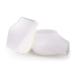 Keepbest 1 Pair Invisible Height Insoles Silicone Heel Socks for Women Men White 4cm 4cm White