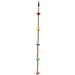 Rainbow Craft Colorful Climbing Rope - 6.5ft, 5 Knotted Foot - Kids Ninja Warrior Rope for Obstacle Course & Swing Set Play - Buy Online on GoSupps.com