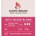 Kaphi Beans Roasted Coffee - Rich House Blend - Dark Roast - 100% Arabica Beans - Freshly Roasted Whole Beans (Pack of 1kg) - Buy Online on GoSupps.com