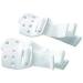 Heavy Duty Anti-Tip Furniture Straps Set for Child Proofing (4 Pieces) by Boxiki Kids. Adjustable Home Safety TV Wall Anchor and Earthquake Tipping Restraint Straps. (White) 2 Pairs - White - Buy Online on GoSupps.com