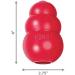 KONG Classic Dog Toy - Durable Natural Rubber for Chew, Chase, and Fetch | Large Size - Buy Online on GoSupps.com