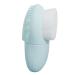 Tlily Double Side Silicone Face Cleanser Brush Deep Pore Cleansing Skin Blackhead Remover Exfoliating Light Green
