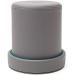 Grey Leather Dice Cup Set with 6 Pearl Dice - Teal Velvet Interior - Ideal for Board Games - Buy Online on GoSupps.com