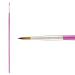 Creative Inspirations Dura-Handle Artist Paint Brush Long Solid Resin Handle Resists Chips & Cracks - Size Round 2 2 Round Long Handle