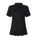 Vidusou Women's Short Sleeve Golf Polo Shirts Tennis Shirts Sport T-Shirts Workout Tops Medium Black