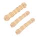 Beige Magic Hair Ring Styler Set - Hot Hair Donut Bun Maker for Women & Girls (1 Tall + 2 Small) - Perfect Curler Accessory - Buy Online on GoSupps.com