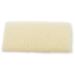 Fine-pored vegetable foam Beige/cream 250 x 500 mm Soft polyurethane filter foam 30 mm