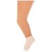 Capezio Girls' Hold & Stretch Footless Tight Socks Big Girls (7-16) 10 Years Light Suntan