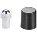 12 Pack 2ml Mini Clear Glass Roll-On Bottles - Refillable Essential Oil & Perfume Containers with Black Caps | Ideal for Cosmetics & Sampling - Buy Online on GoSupps.com